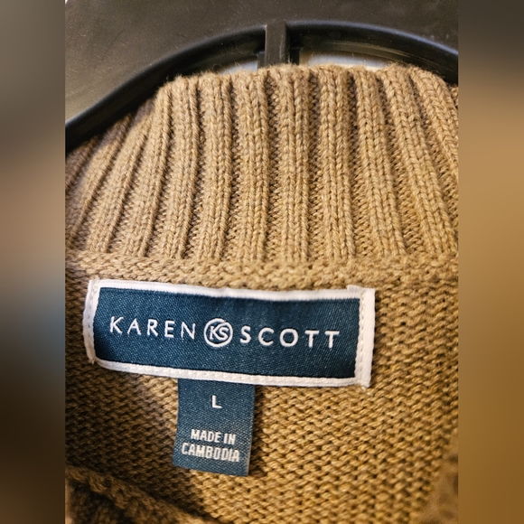 Karen Scott Tan Sweater - Picture 3 of 4
